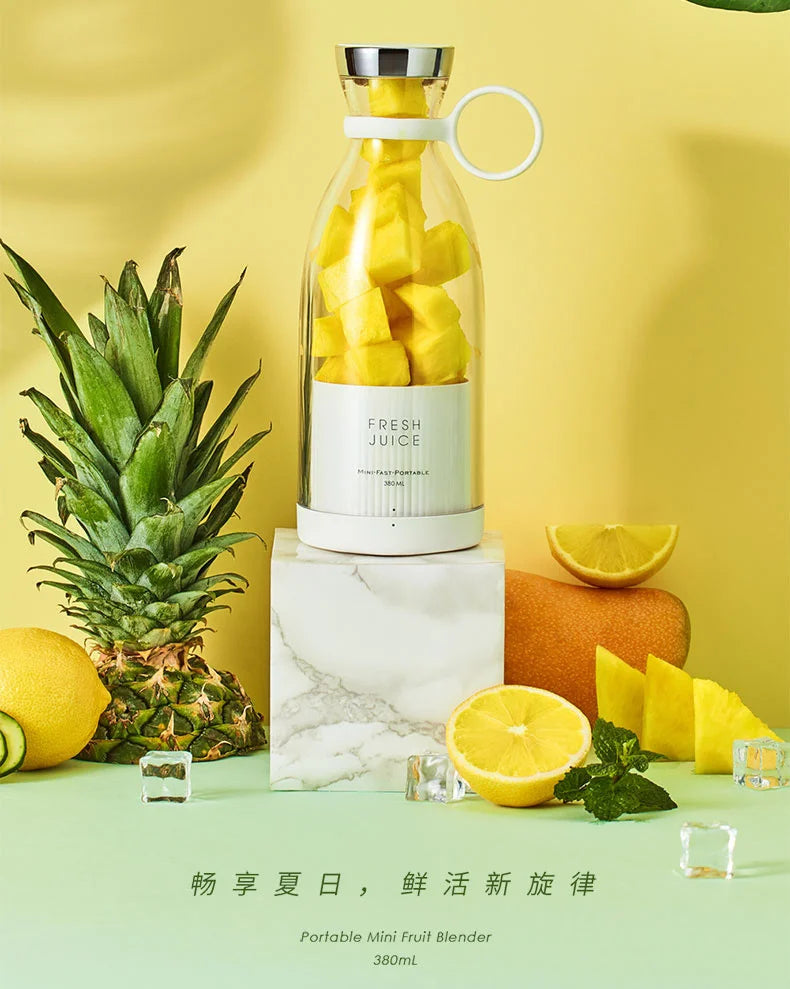 Portable Electric Juicer Blender | USB Mini Fruit Mixer & Juice Maker