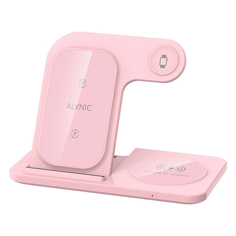 30W Foldable 3-in-1 Charging Station for iPhone, Apple Watch & AirPods