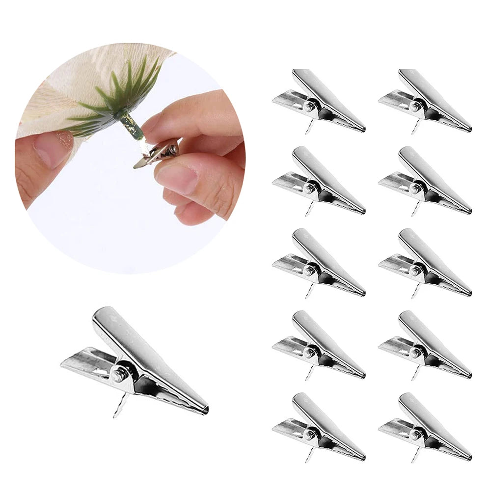 Christmas Glitter Flower Ornaments 14.5cm – 5/10pcs Tree Decorations