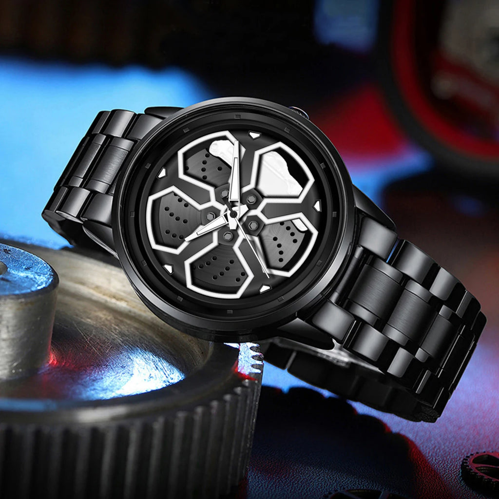 Original Wheel Rotating Men Watches