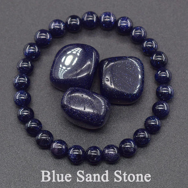 Natural Lapis Lazuli Stone Bracelet 5A – Energy Healing Jewelry for Men & Women