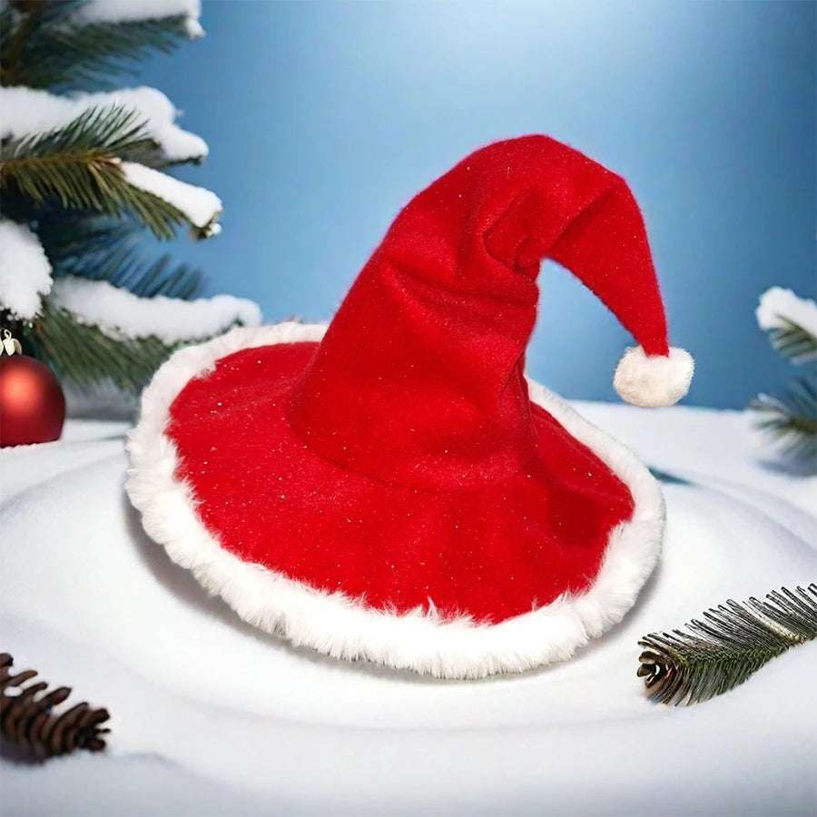 Extra Thick Santa Hat for Adults 🎅Soft Fur Christmas Holiday Party Hat