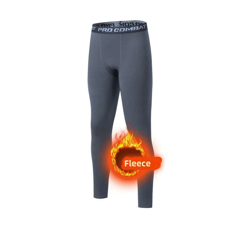 Men’s Winter Thermal Underwear – Fleece Leggings & Long Pants