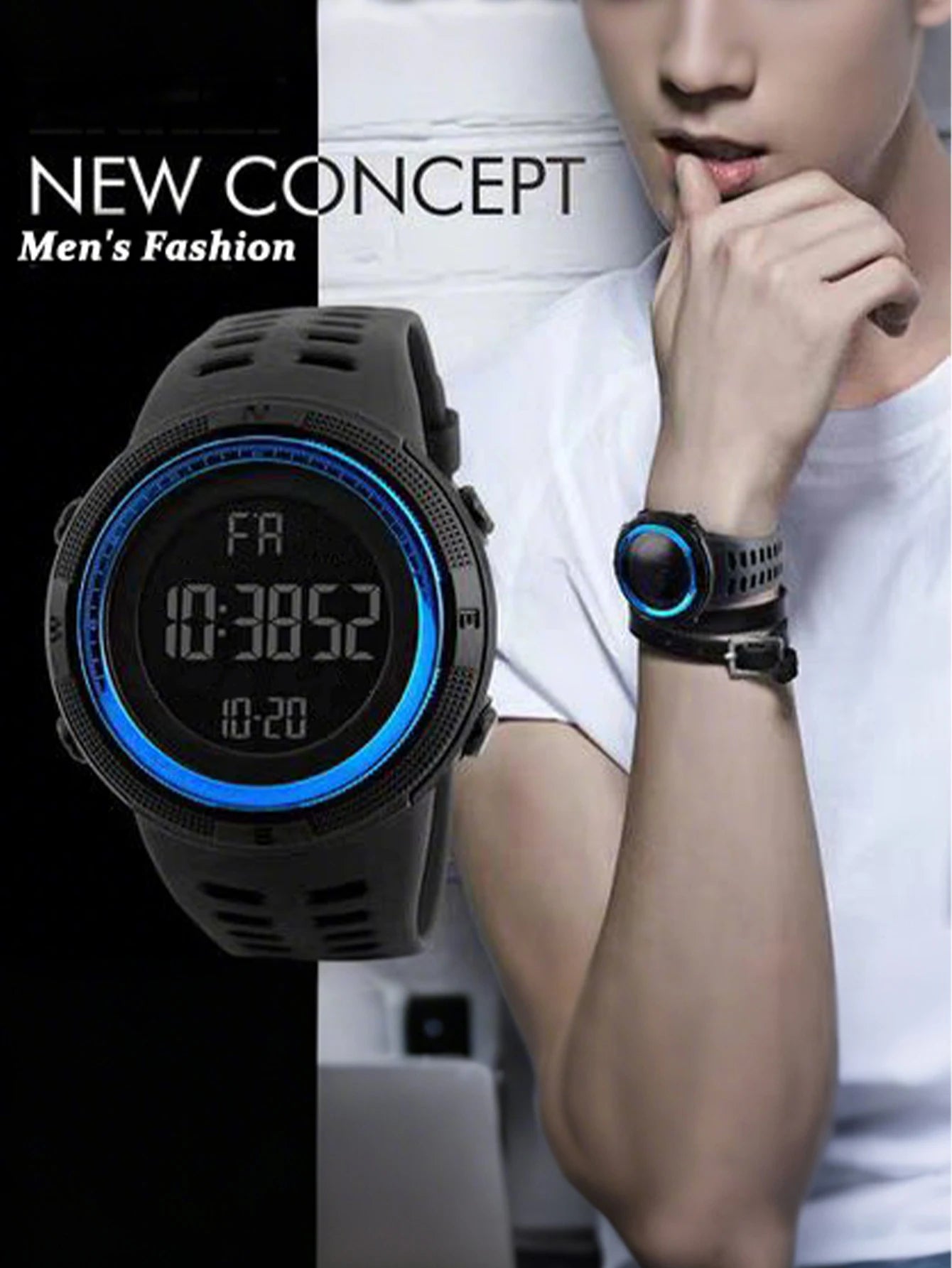 Men's sports watch first choice LED