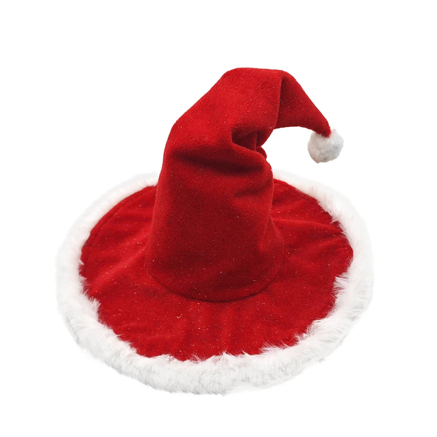 Extra Thick Santa Hat for Adults 🎅Soft Fur Christmas Holiday Party Hat