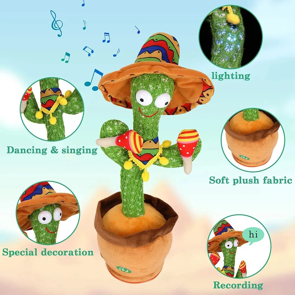 Cactus Baby Toy Talking and Dancing for Kids