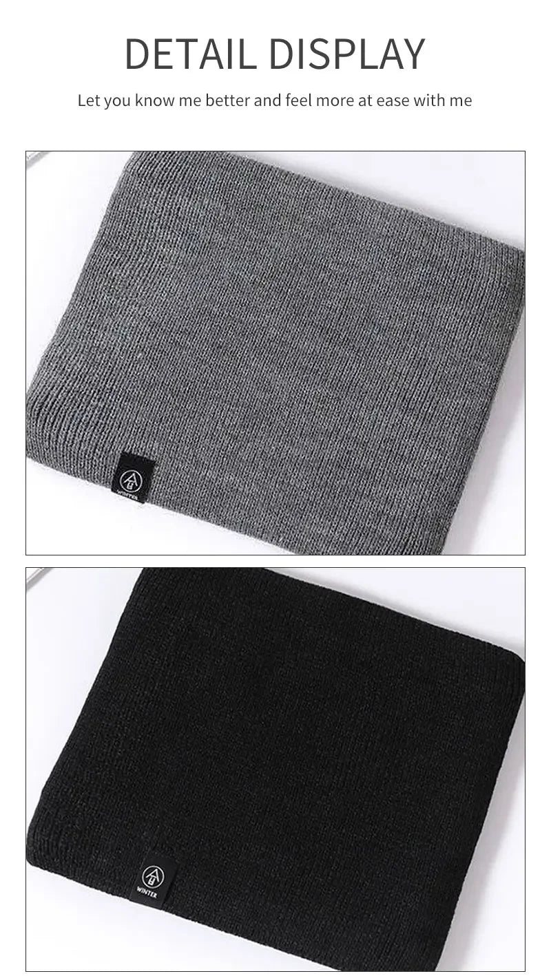 Women’s Knitted Winter Scarf – Thick Cashmere-Style Snood