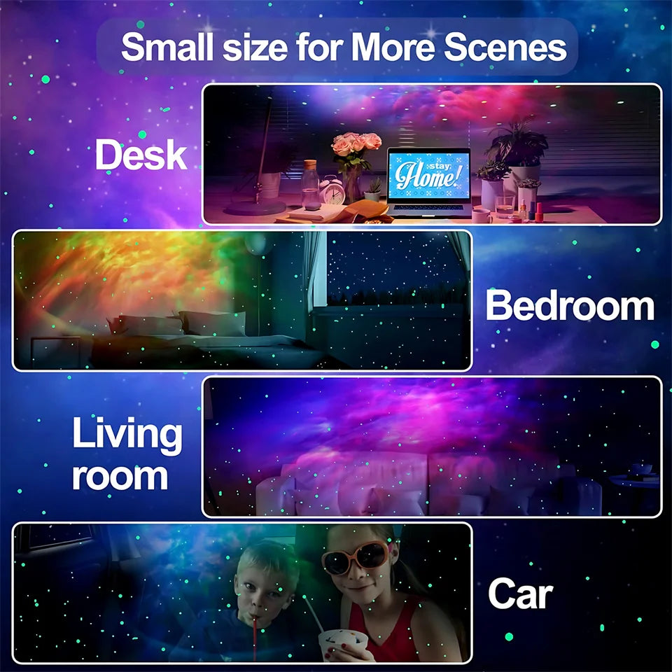 Astronaut Star Projector Galaxy Night Light | LED Nebula Room Lamp for Kids & Bedrooms