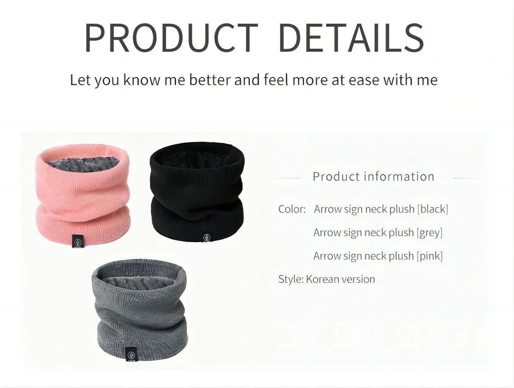 Women’s Knitted Winter Scarf – Thick Cashmere-Style Snood