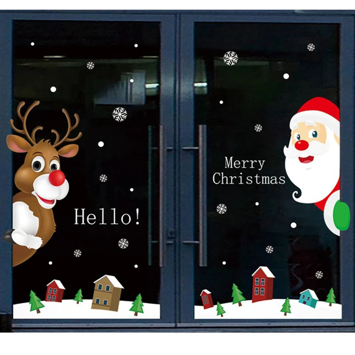 Christmas Wall & Window Stickers – Merry Xmas Home Decor  Holiday Ornaments
