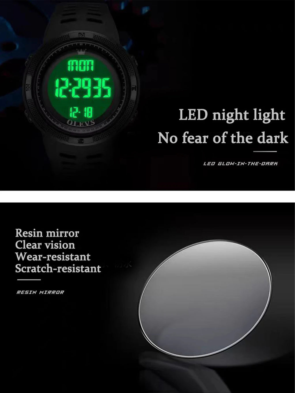 Men's sports watch first choice LED