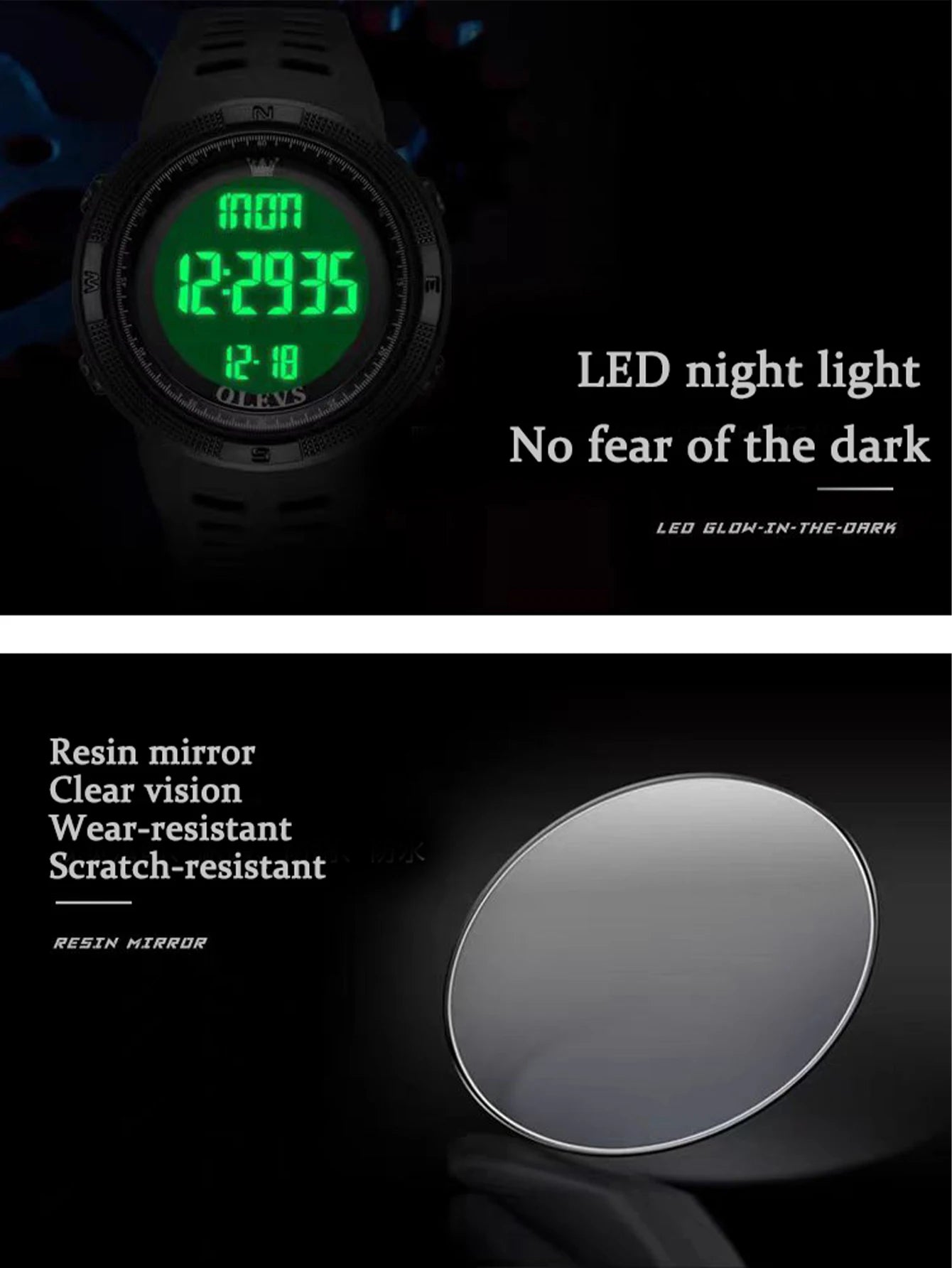 Men's sports watch first choice LED