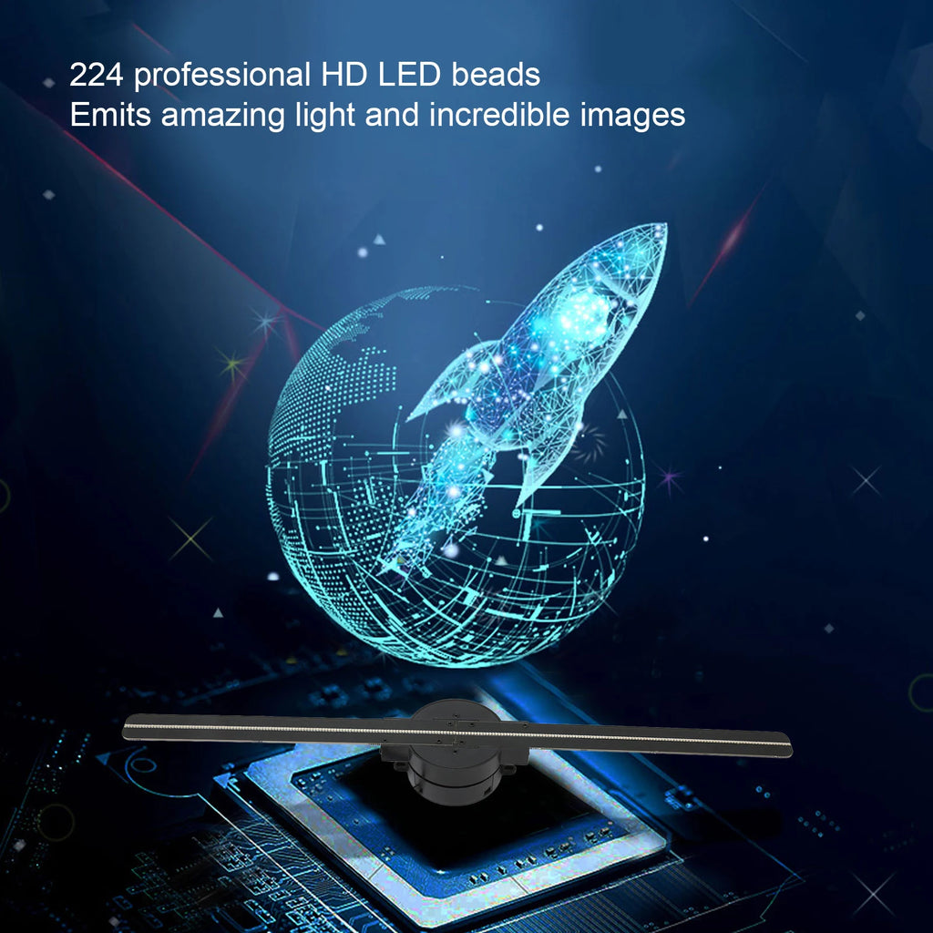 Hologram Fan Display 16.5"  3D  – WiFi LED Advertising Projector
