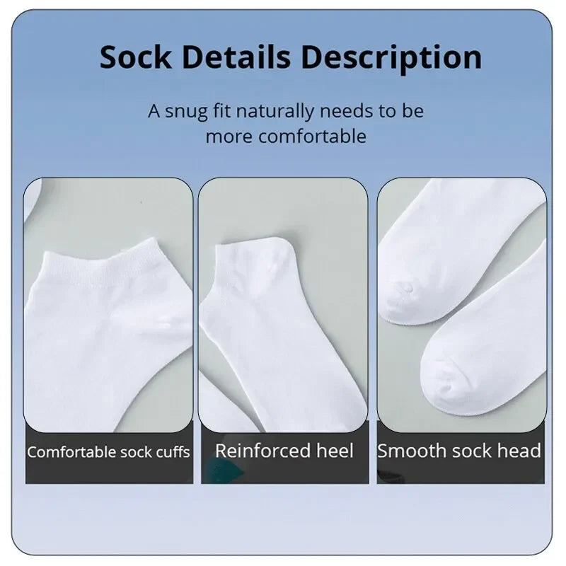 Unisex Casual Boat Socks | Thin, Breathable & Comfy | Anti-Odor, Sweat-Absorbing | Low Cut Ankle Socks for Men & Women