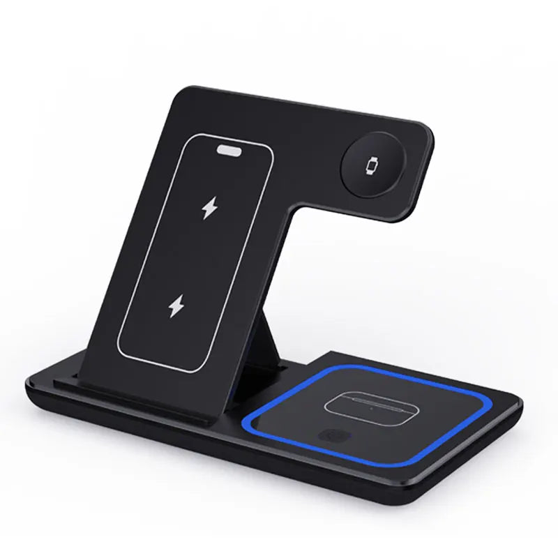 30W Foldable 3-in-1 Charging Station for iPhone, Apple Watch & AirPods