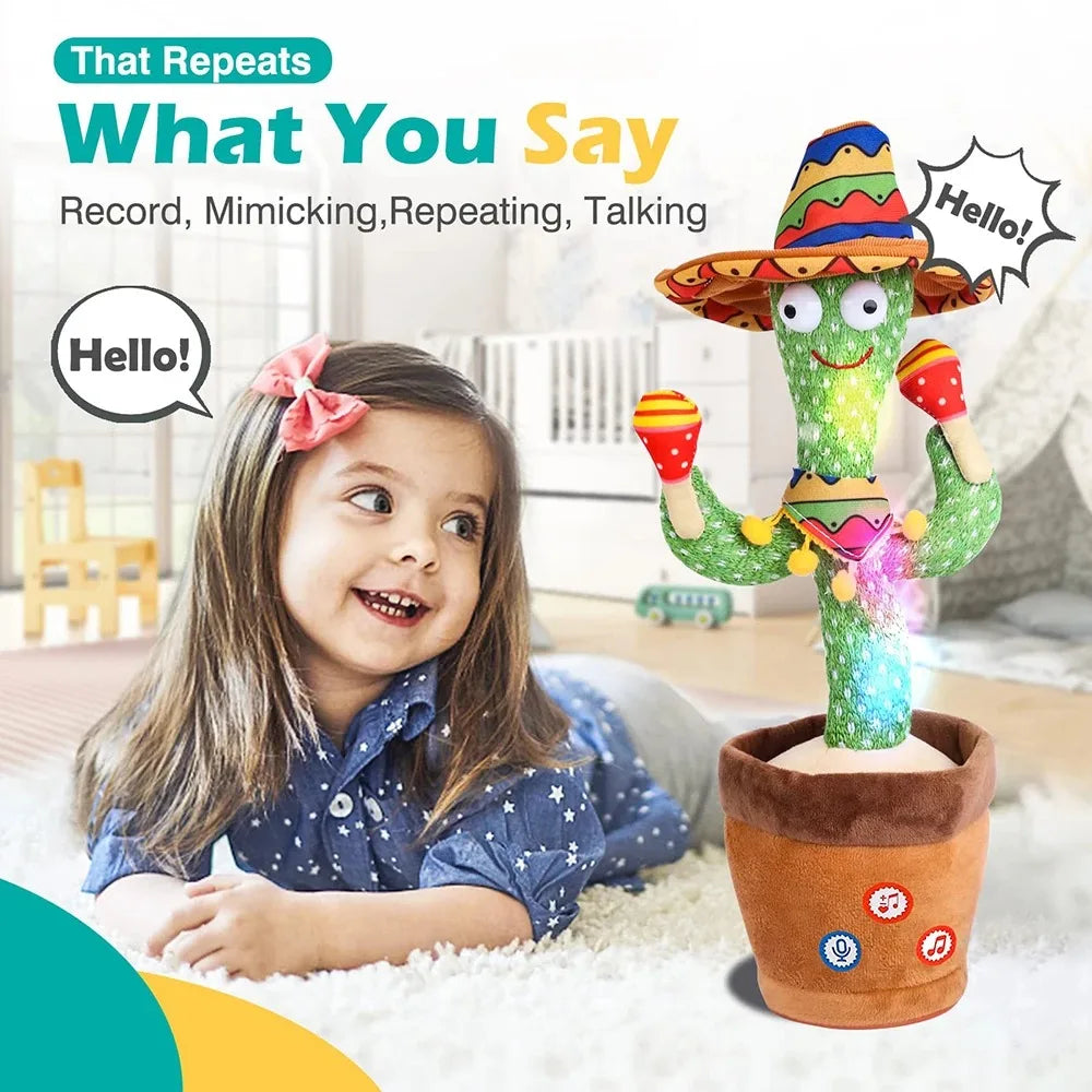 Cactus Baby Toy Talking and Dancing for Kids
