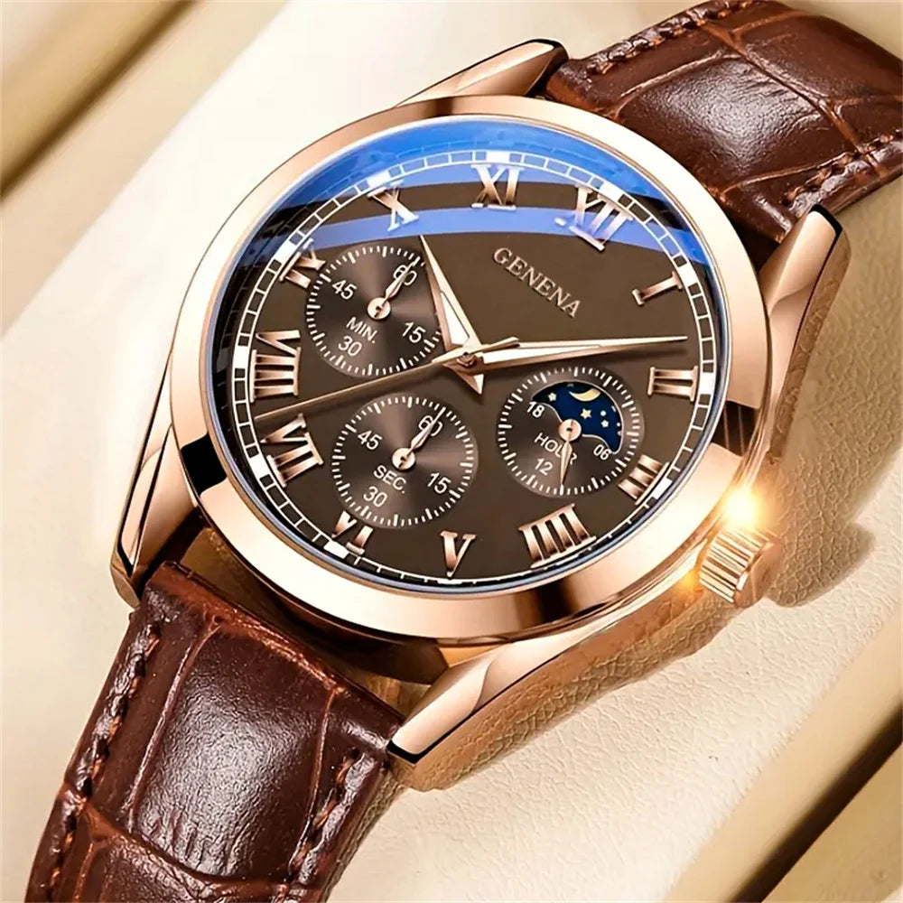 Men's business and casual quartz watch