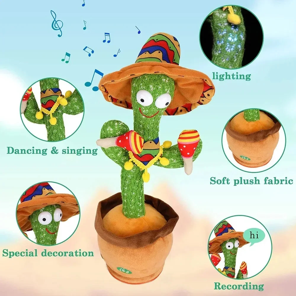 Cactus Baby Toy Talking and Dancing for Kids