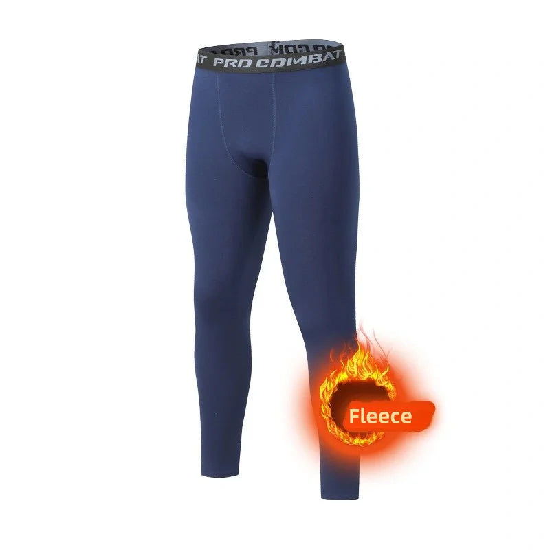 Men’s Winter Thermal Underwear – Fleece Leggings & Long Pants