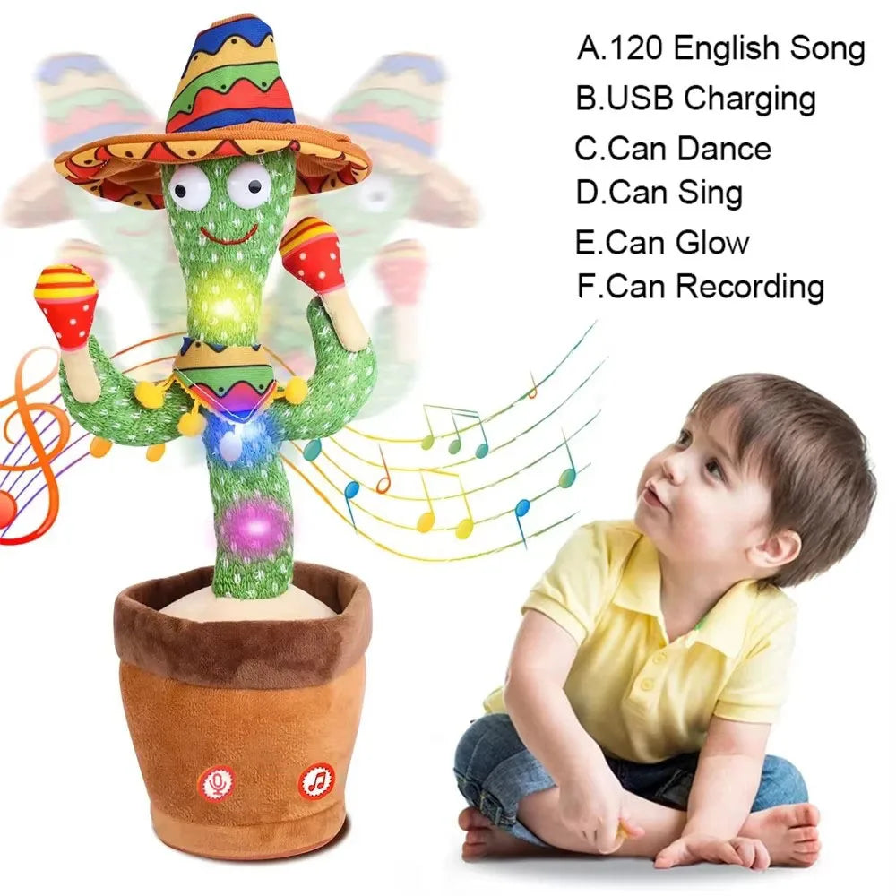 Cactus Baby Toy Talking and Dancing for Kids