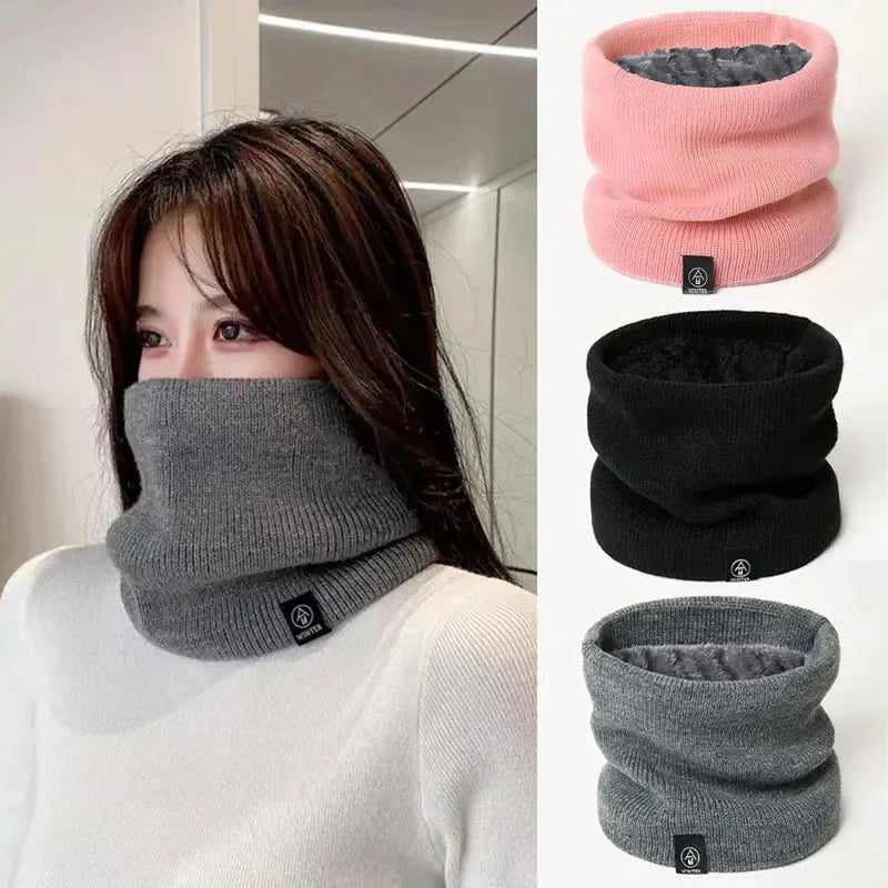 Women’s Knitted Winter Scarf – Thick Cashmere-Style Snood