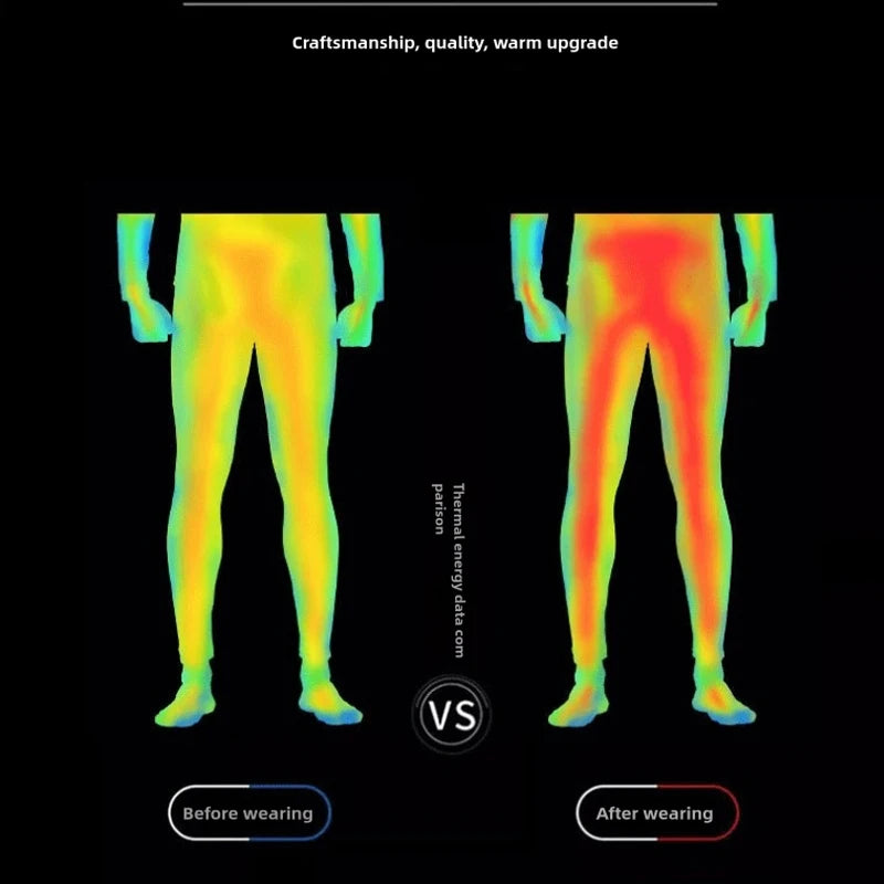 Men’s Winter Thermal Underwear – Fleece Leggings & Long Pants